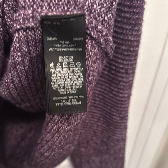 Ted baker Purple Crewneck sweater - Picture 4 of 6